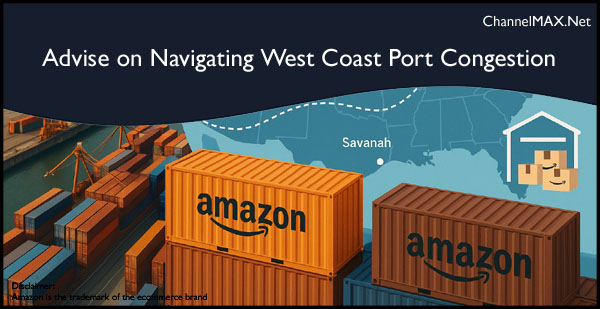Amazon Advises Sellers on Navigating West Coast Port Congestion