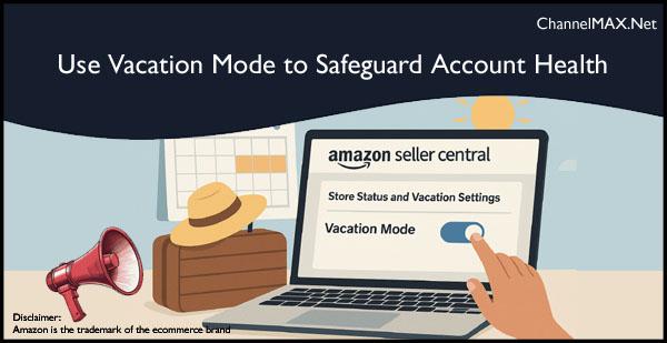 Amazon urges sellers to use vacation mode to safeguard account health